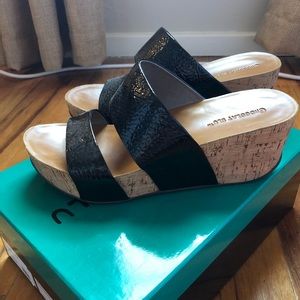 BRAND NEW Chocolat Blu Macy wedges!